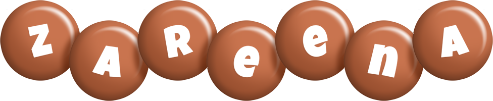 Zareena candy-brown logo