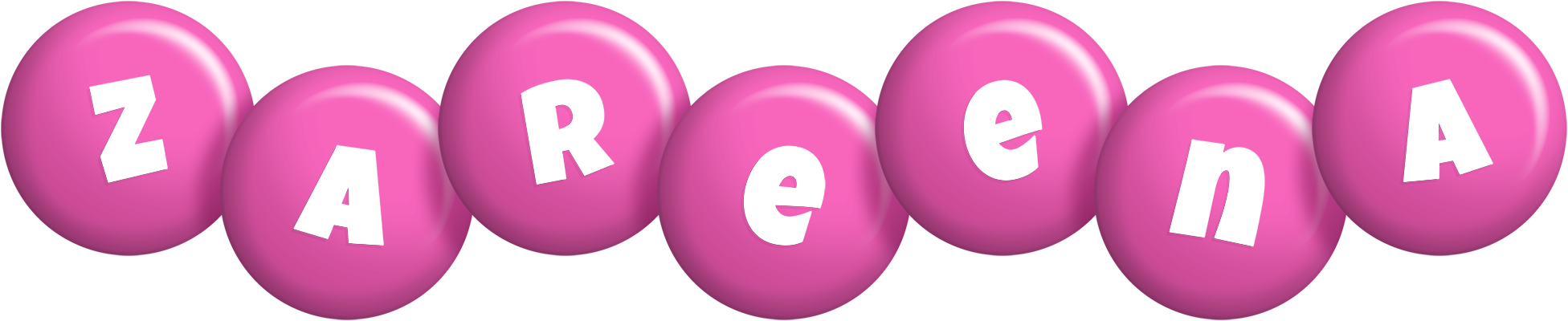 Zareena candy-pink logo