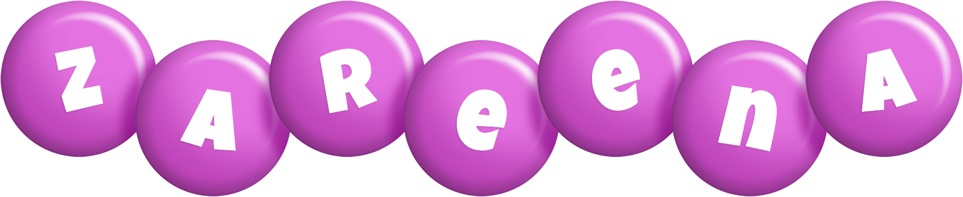 Zareena candy-purple logo