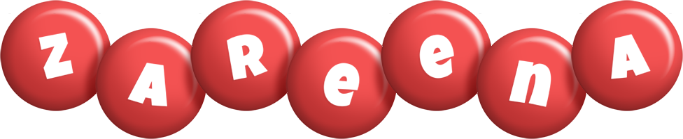 Zareena candy-red logo