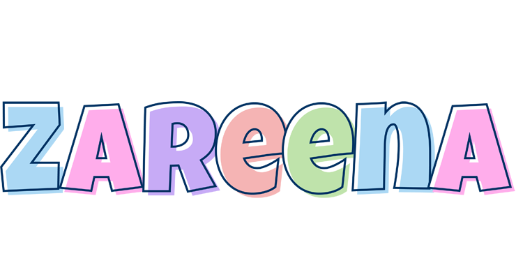Zareena pastel logo