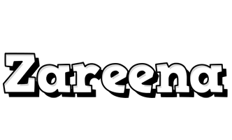 Zareena snowing logo