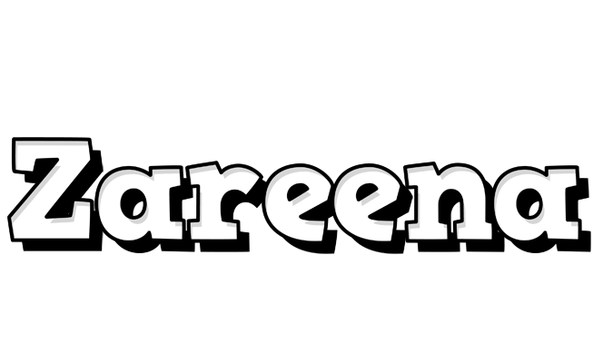 Zareena snowing logo