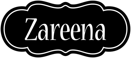 Zareena welcome logo