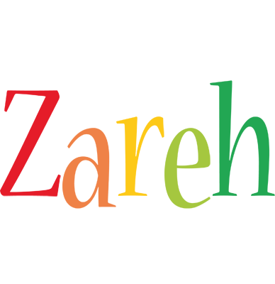 Zareh birthday logo