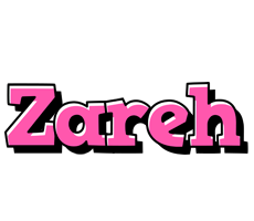 Zareh girlish logo