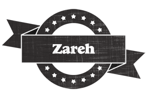 Zareh grunge logo
