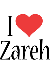 Zareh i-love logo
