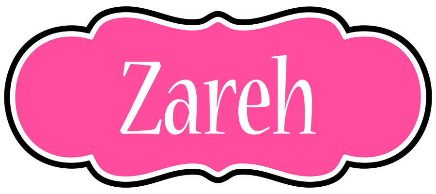 Zareh invitation logo