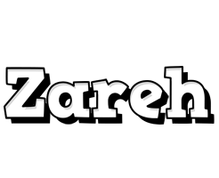 Zareh snowing logo