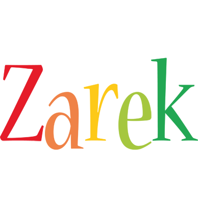 Zarek birthday logo