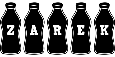 Zarek bottle logo