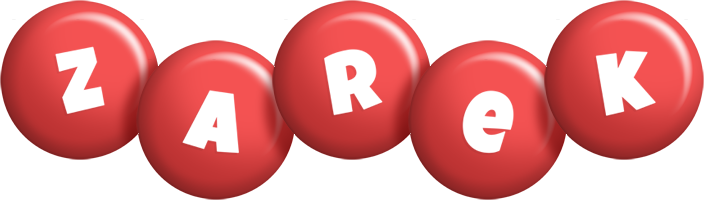 Zarek candy-red logo