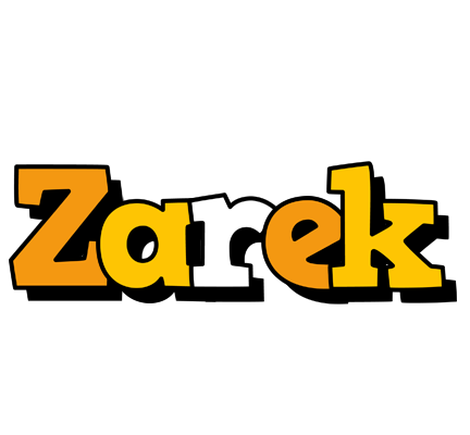 Zarek cartoon logo
