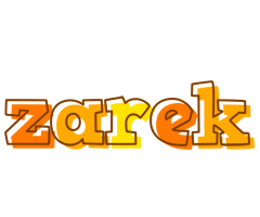 Zarek desert logo