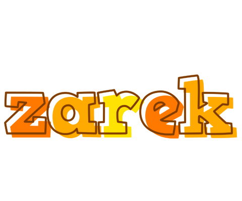 Zarek desert logo