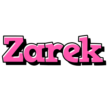 Zarek girlish logo