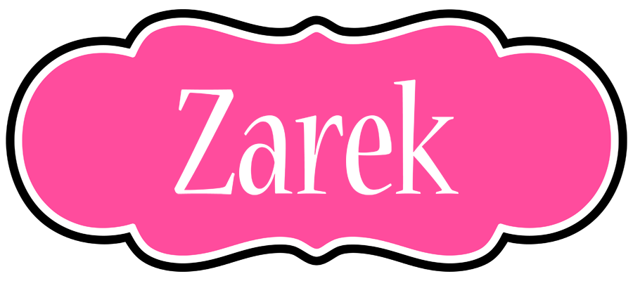 Zarek invitation logo
