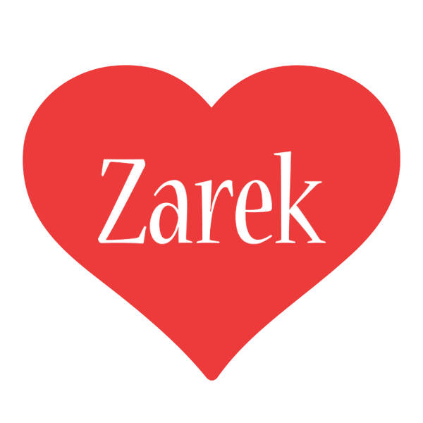 Zarek love logo