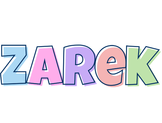 Zarek pastel logo