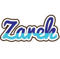 Zarek raining logo