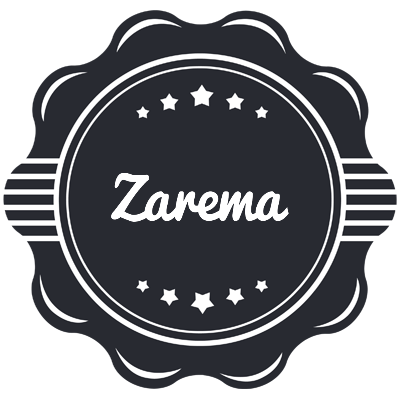 Zarema badge logo