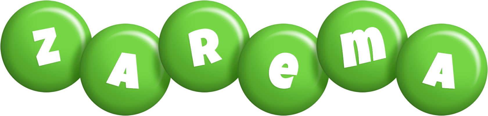 Zarema candy-green logo