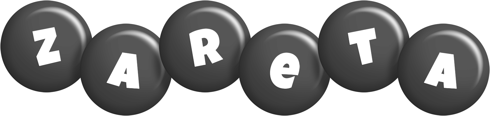 Zareta candy-black logo
