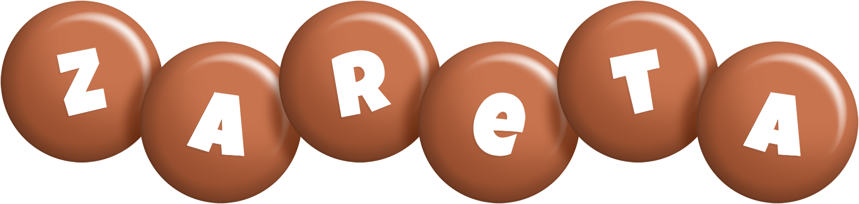 Zareta candy-brown logo