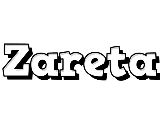 Zareta snowing logo