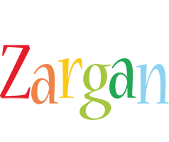 Zargan birthday logo