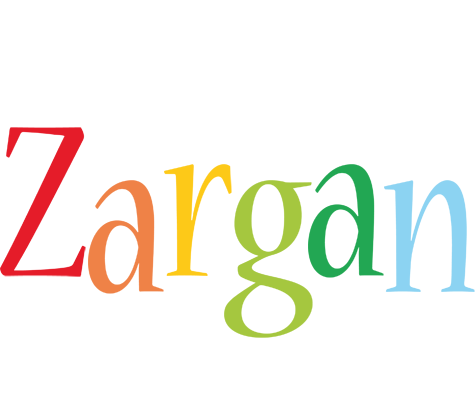 Zargan birthday logo