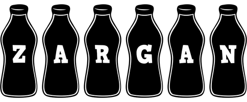 Zargan bottle logo