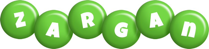 Zargan candy-green logo