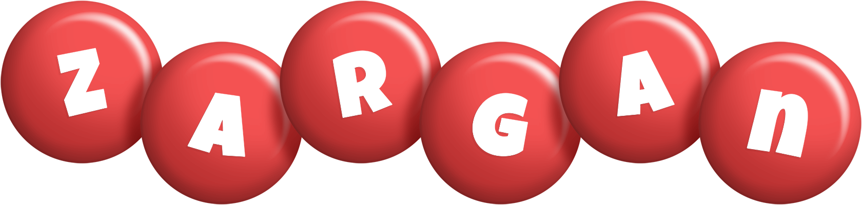Zargan candy-red logo