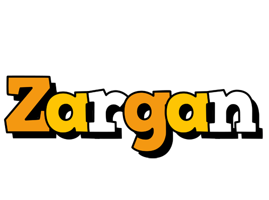 Zargan cartoon logo