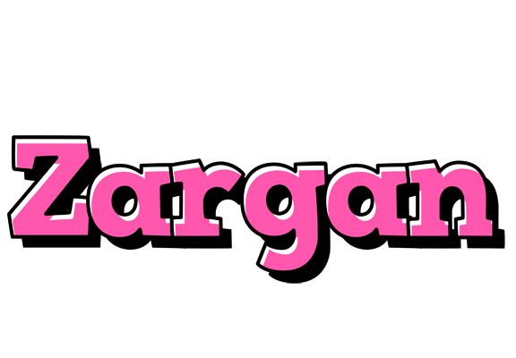 Zargan girlish logo