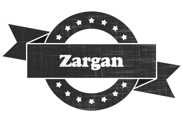 Zargan grunge logo
