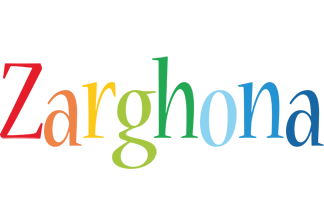 Zarghona birthday logo