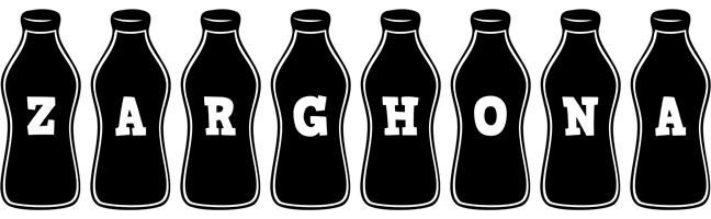 Zarghona bottle logo