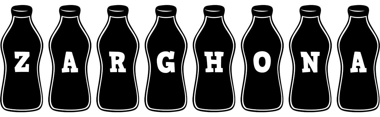 Zarghona bottle logo