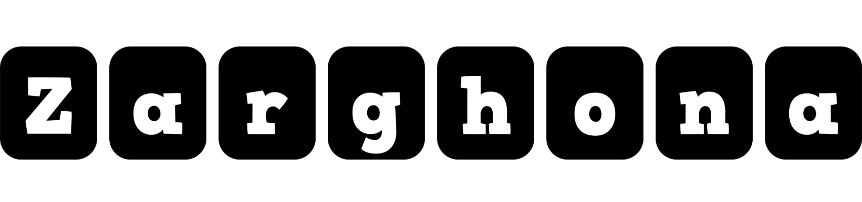 Zarghona box logo