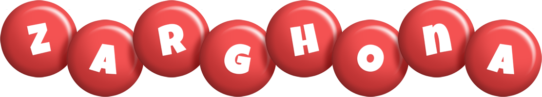 Zarghona candy-red logo