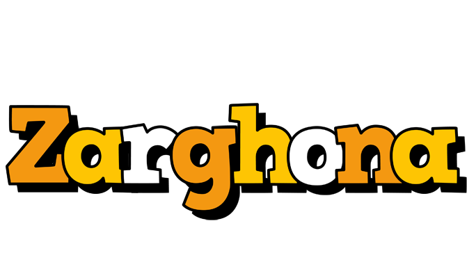 Zarghona cartoon logo