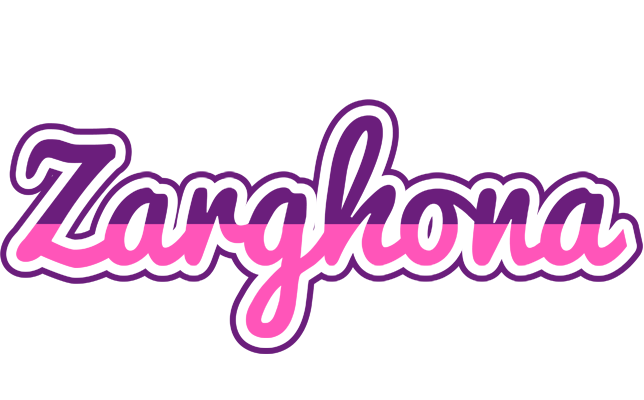 Zarghona cheerful logo