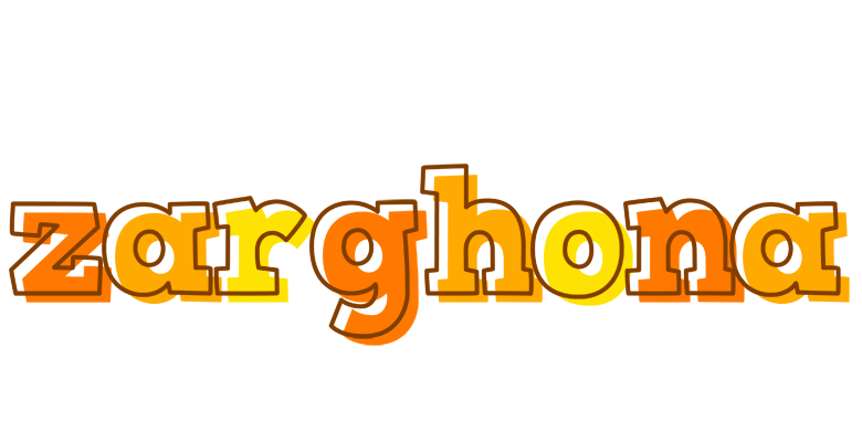 Zarghona desert logo