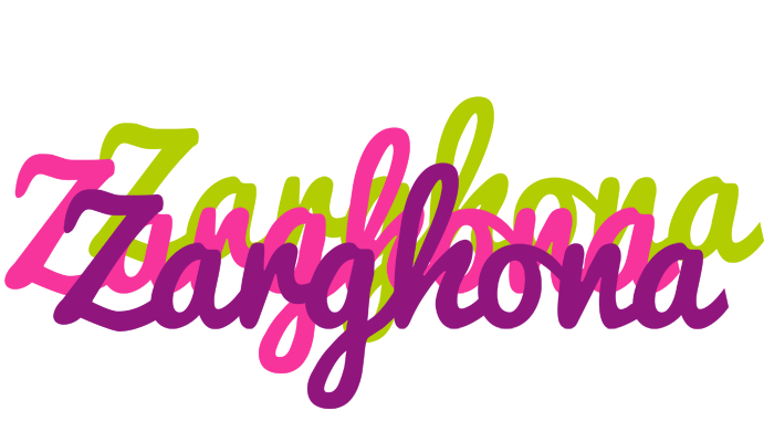Zarghona flowers logo