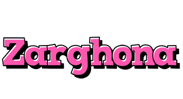 Zarghona girlish logo