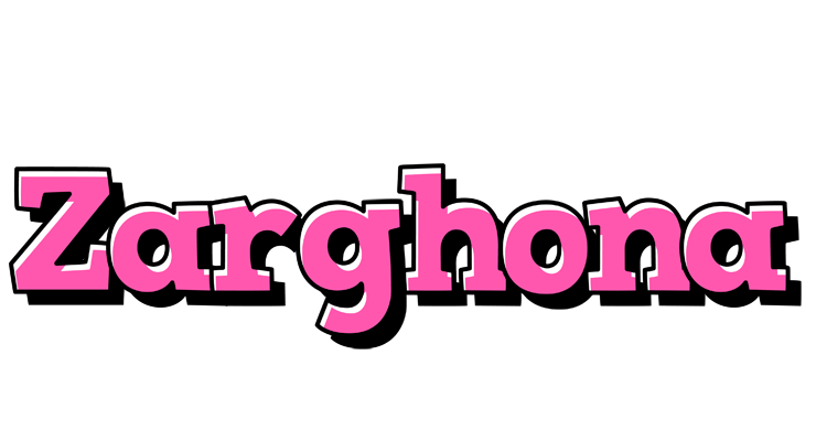 Zarghona girlish logo