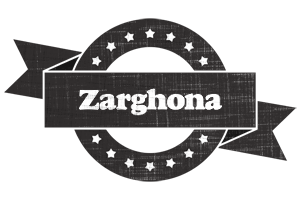 Zarghona grunge logo